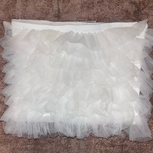 Rose and Remington fluffy white top size medium